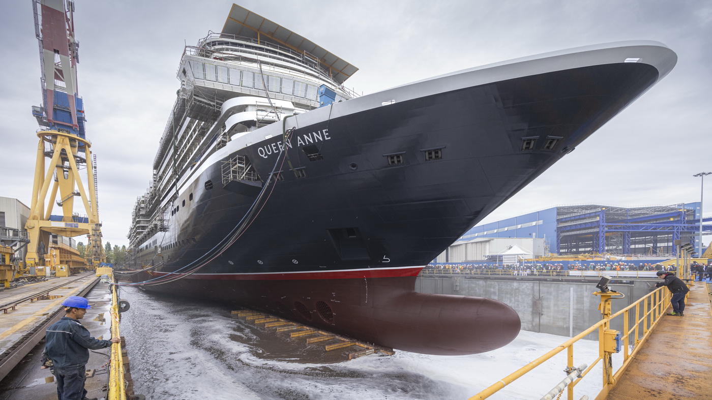 Cunard celebra la nuova regina Anna in Italia