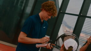 Jannik Sinner at Training Session c Explora Journeys