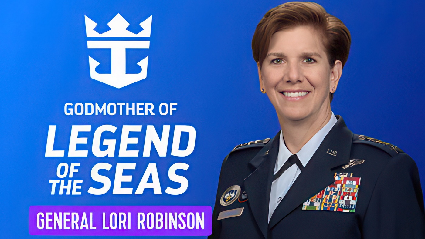 Legend of the Seas: Pensionierte US-Air-Force-Generalin wird Taufpatin 6 Generalin Lori Robinson c Royal Caribbean