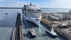 MSC World Atlantic Aufschwimmen c MSC Cruises