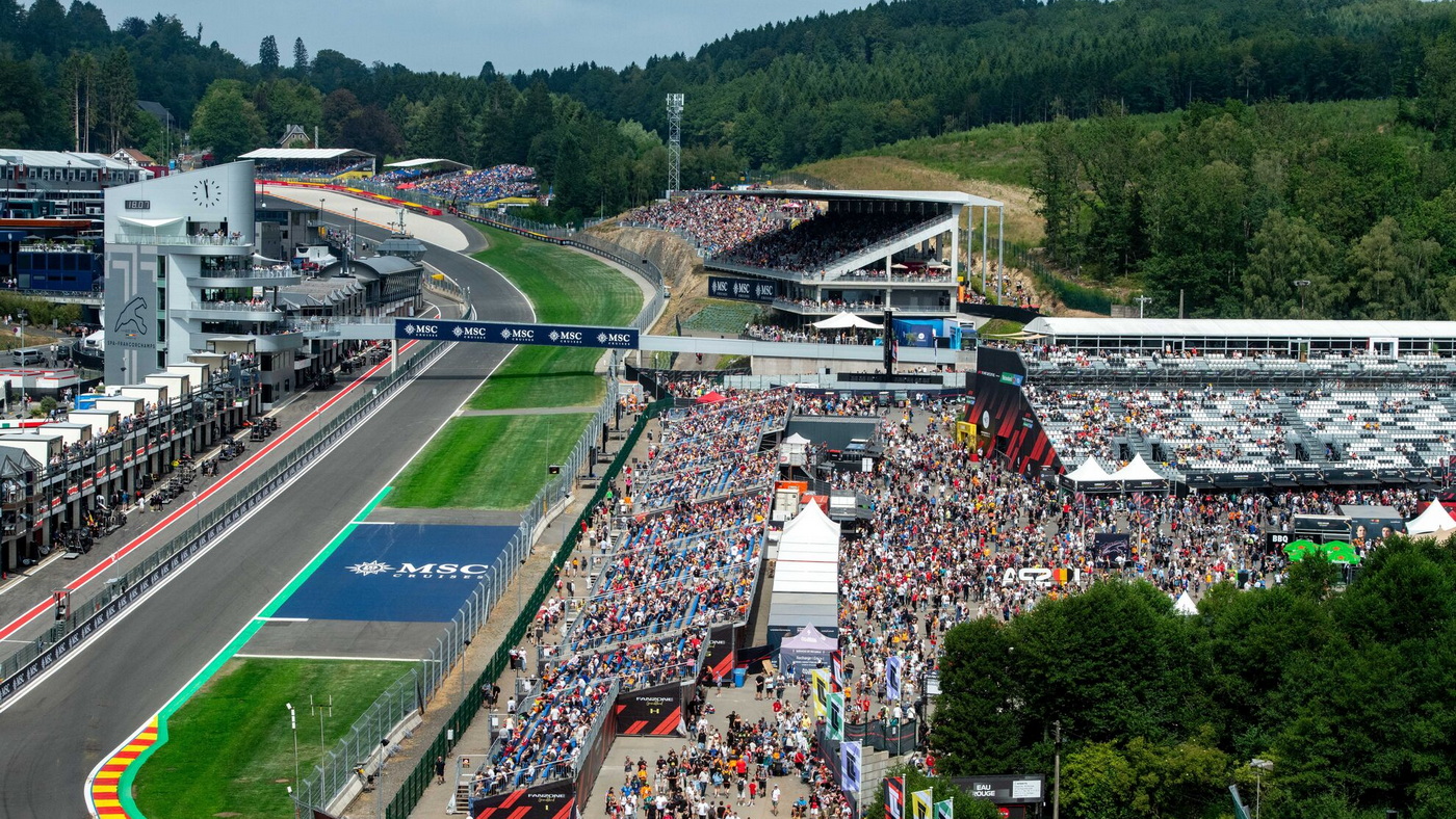 Strecke von Spa Francorchamps in Belgien c MSC Cruises