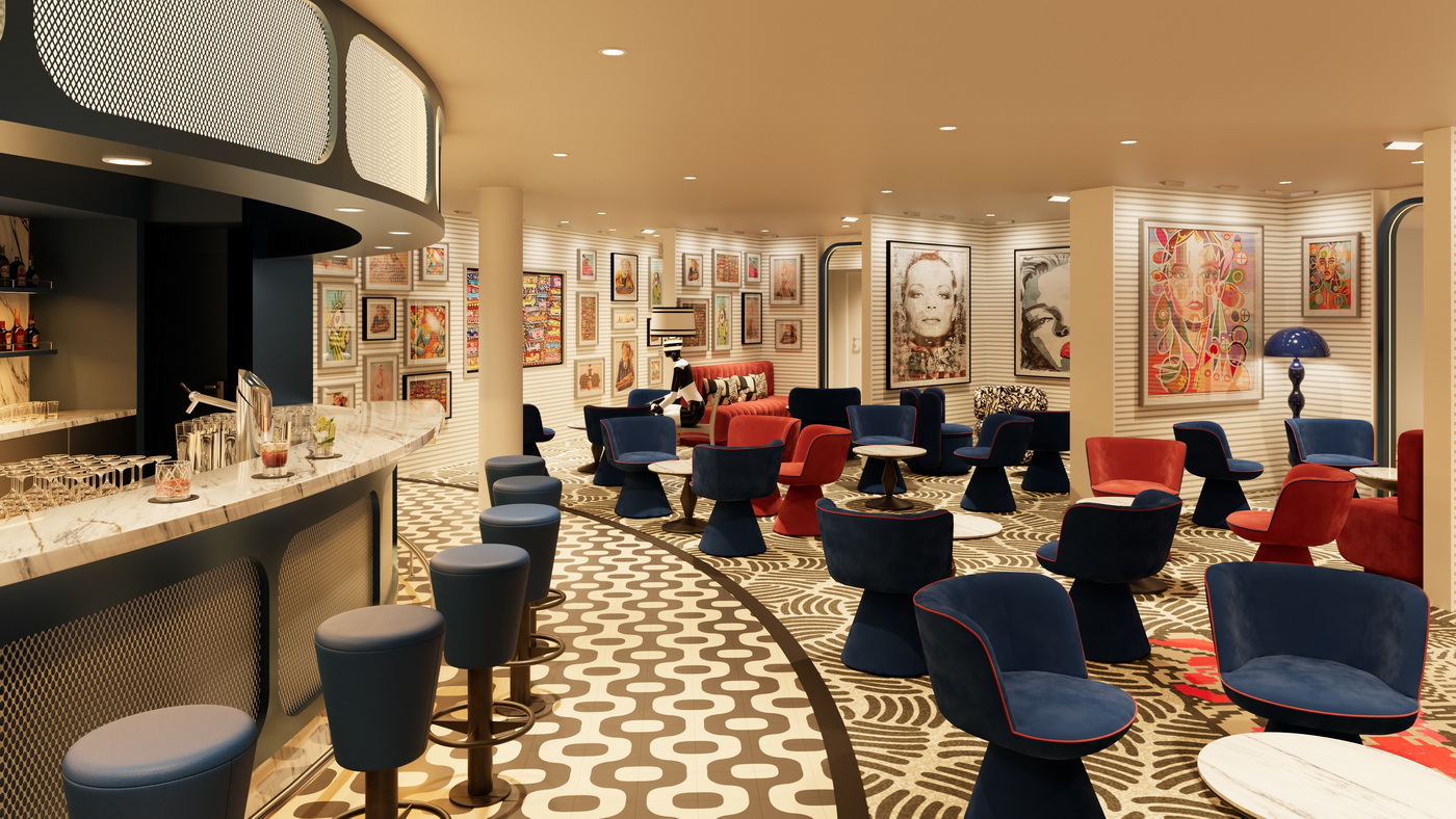 AIDAperla und AIDAprima: Modernisierung mit AIDA Evolution 7 Art Bar c AIDA Cruises