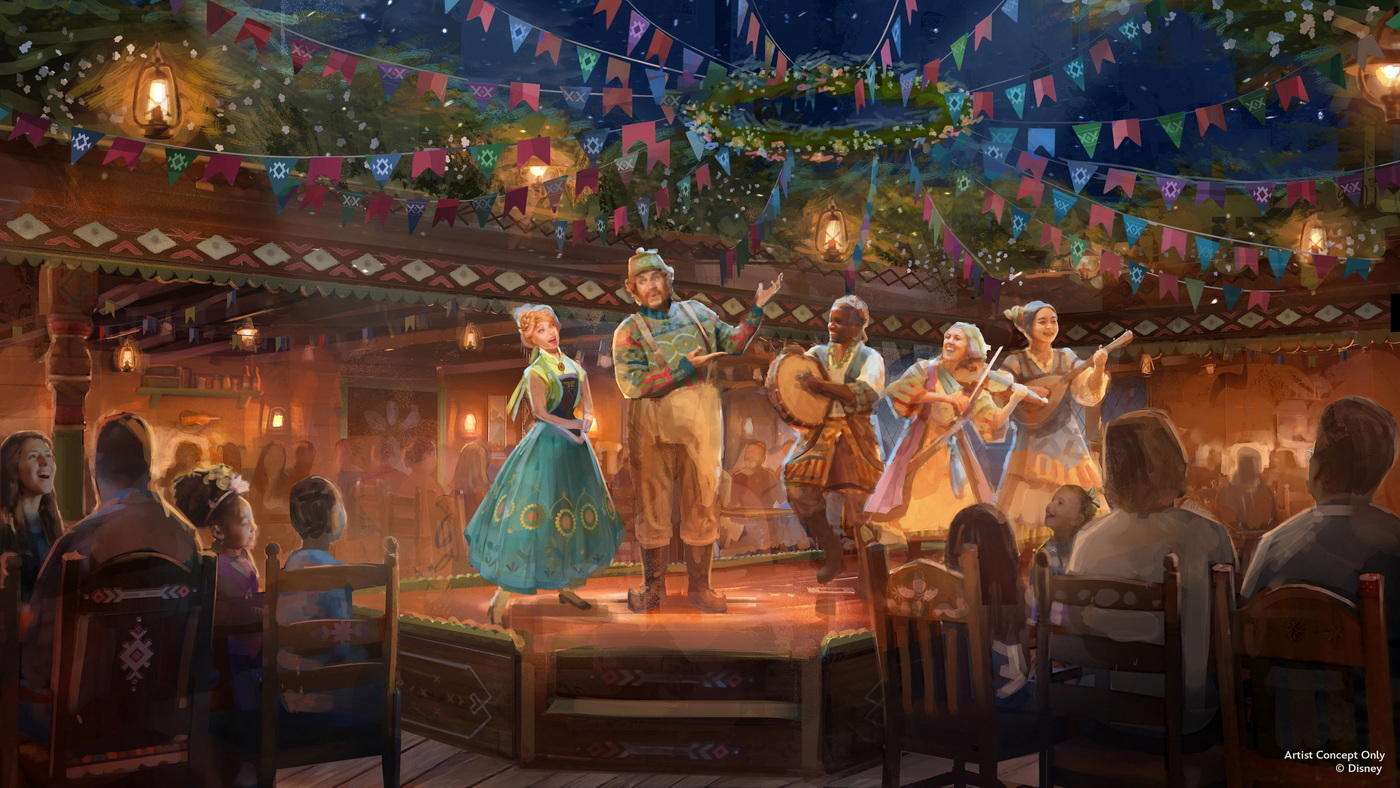 Disney Believe: Neue Erlebnisse im neuen Schiff der Wish Klasse 9 Disney Believe Oaken s Table c Disney