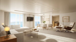 Europa 2 Verfeinertes Design der Owner Suiten c Hapag Lloyd Cruises