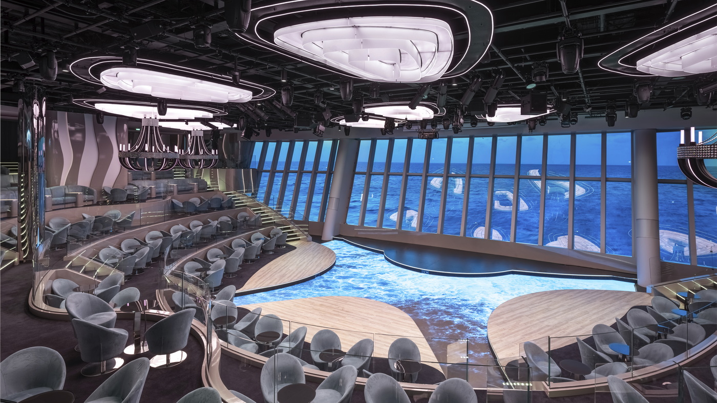 Neues Entertainmentprogramm der MSC World Asia 8 MSC World Asia Panorama Lounge c MSC Cruises