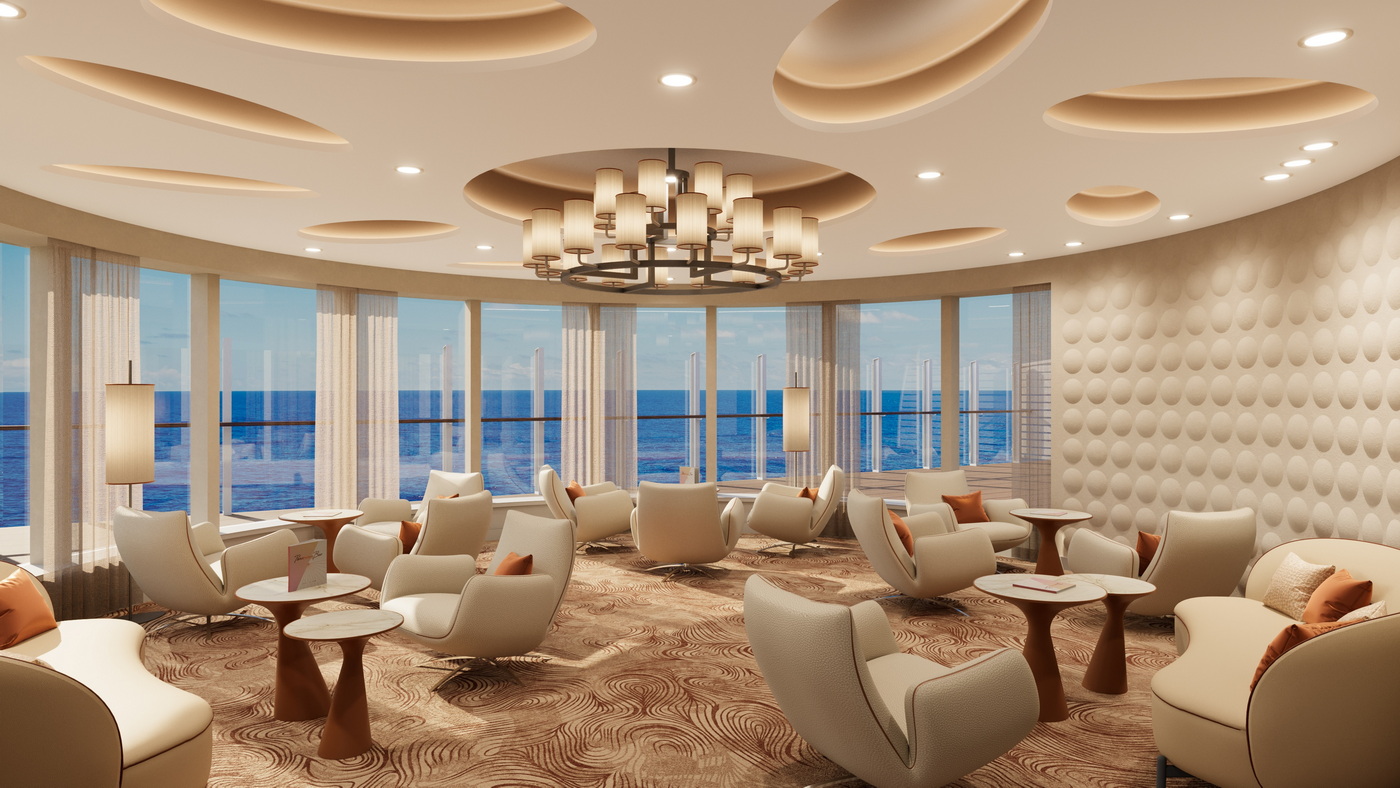 AIDAperla und AIDAprima: Modernisierung mit AIDA Evolution 8 Panorama Bar c AIDA Cruises