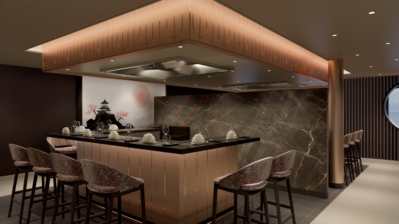 AIDAperla und AIDAprima: Modernisierung mit AIDA Evolution 6 Teppanyaki Asia Grill c AIDA Cruises